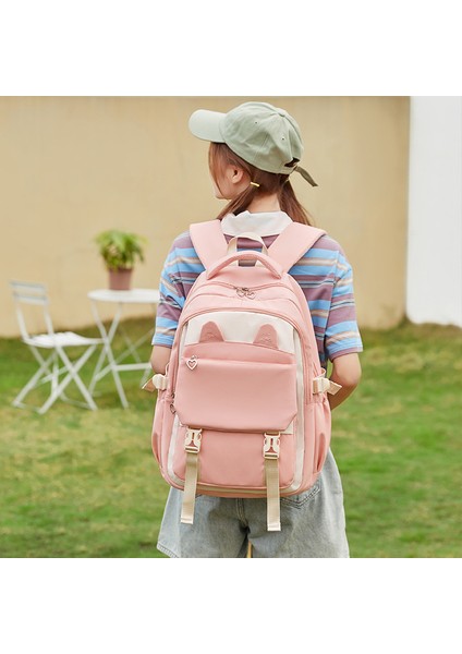 Kız Ortaokul Okul Çantası/lise Öğrencisi Büyük Kapasiteli Sırt Çantası/üniversite Öğrencisi Hafif Sırt Çantası Y410 (Yurt Dışından) indirimleri