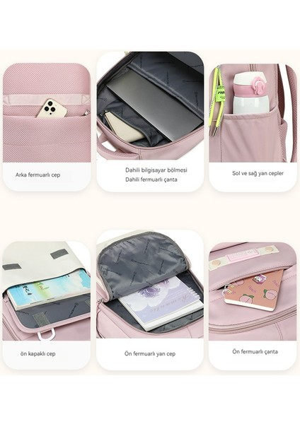 Kız Ortaokul Okul Çantası/lise Öğrencisi Büyük Kapasiteli Sırt Çantası/üniversite Öğrencisi Hafif Sırt Çantası Y419 (Yurt Dışından) modelleri