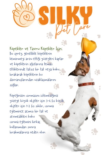 Sılky – Köpek Kemirme / Dişleme Önleyici Sprey ( 100ml )