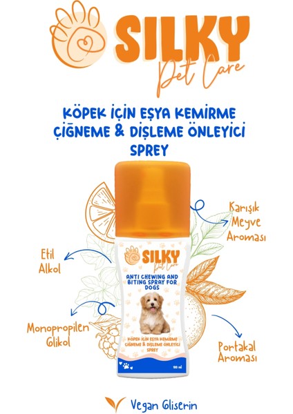 Sılky – Köpek Kemirme / Dişleme Önleyici Sprey ( 100ml )