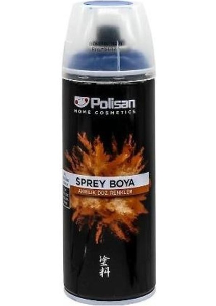 Akrilik Sprey Boya Boncuk Mavi - RAL5017 6 Adet (1 Kutu)