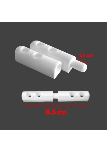 Pencere Kapı Sineklik Menteşesi Pimapen Pvc Pimli Plastik Pratik Açma Kapama Hareket Aparatı 2 Adet