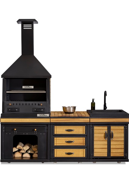 Anka Cool Chef Barbekü 40 x 60 x 202 cm fiyatları
