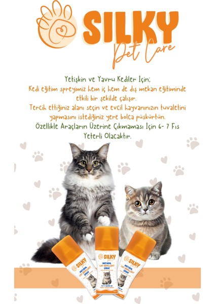 Sılky - Kedi Tuvalet Eğitim Spreyi ( 100ml )