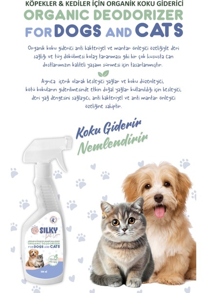 Sılky - Köpekler Için Organik Koku Giderici Spreyi ( 500ml ) ;