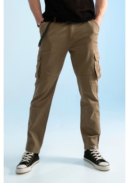 Düz Paça Kargo Pantolon modelleri