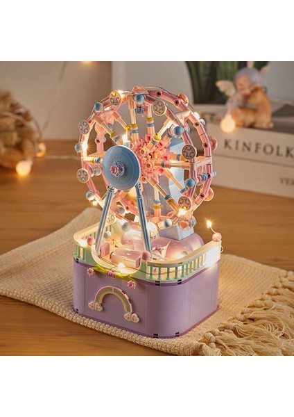 Atlıkarınca Montajlı Yapı Taşı Müzik Kutusu (Yurt Dışından)