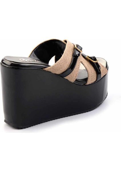 Siyah Rugan Kadın Terlik K04534020008 fırsatları