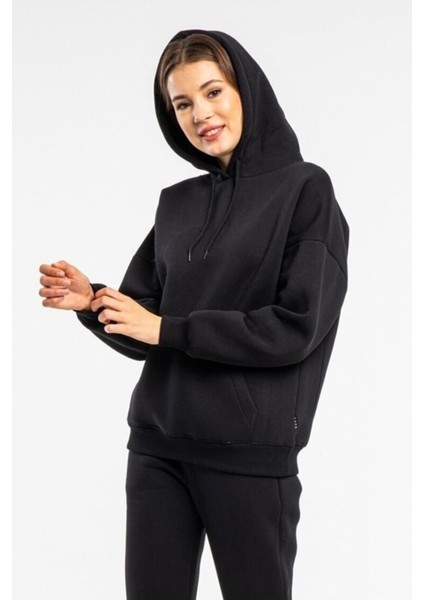 Kadın 3 Iplik Içi Pamuklu Oversize Uzun Kollu Sweatshirt fiyatları