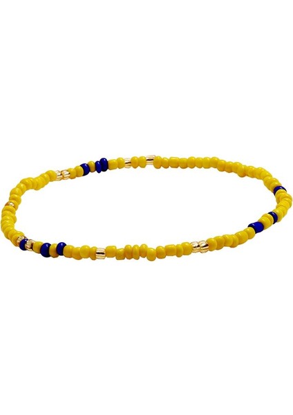 No.13 Boyutu 2020 Moda Plaj Halhal Boncuklu El Yapımı Boncuklu Halhal Kadınlar Için Ayarlanabilir Renkli Halhal Bilezik Bacak Üzerinde Ayak Takısı (Yurt Dışından)