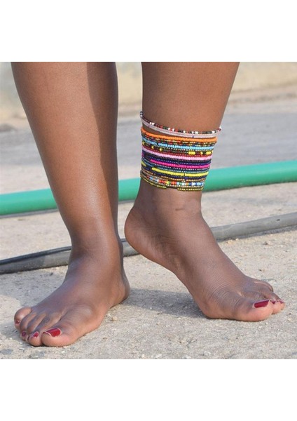 No.10 Boyutu 2020 Moda Plaj Halhal Boncuklu El Yapımı Boncuklu Halhal Kadınlar Için Ayarlanabilir Renkli Halhal Bilezik Bacak Üzerinde Ayak Takısı (Yurt Dışından) fırsatları