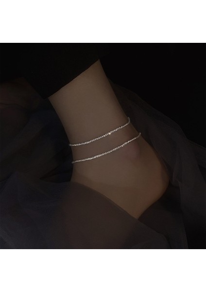 Sv Yeni Köpüklü Halhal Yaz Mizaç Işık Lüks Niş Tasarım Sparkle Plaj Halhal Bilezik Moda Takı Hediye (Yurt Dışından) fırsatları