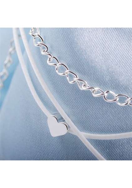 S514YIN5 Bohemian Gümüş Renk Halhal Bilezik Bacak Üzerinde Moda Kalp Kadın Halhal Yalınayak Kadınlar Için Bacak Zinciri Plaj Ayak Mücevher (Yurt Dışından) modelleri