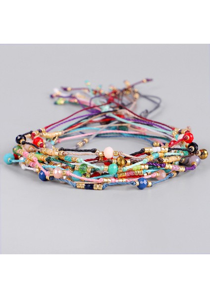 No.5 Boyutu Kadın Bohemian Renkli Boncuklar Ayak Bileği Bilezikler Bacak Ayak Takısı Charm Halhal Kadınlar Için Sörf Plaj Tatil Aksesuarları Mujer (Yurt Dışından) indirimleri