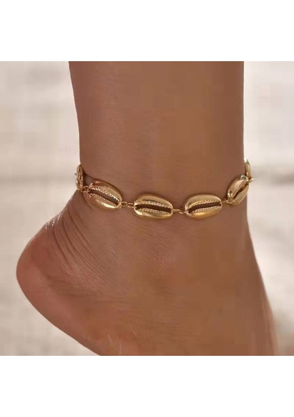 A Bohemian Kabuk Halhal Kadınlar Için Yaz Plaj Ayak Bileği Bilezik Kızlar Çiçek Ayak Zinciri Tatlı Ayak Bileği Zinciri Moda Aksesuarları (Yurt Dışından) modelleri