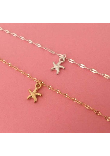 Altın Yeni Moda Denizyıldızı Kadın Halhal Yalınayak Sandalet Ayak Takı Bacak Yeni Halhal Ayak Bileği Bilezik Kadın Bacak Zinciri Hediyeler (Yurt Dışından) indirimleri