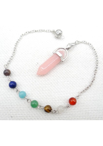 No.30 Doğal Taş Taş Kuvars Kristal Lapis Agateakra Reiki Şifa Pendül Kolye Hex Sarkaçlar Maden Arama Için Divinatio (Yurt Dışından)