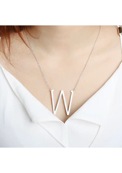 No.9 Boyutu 26 Ilk Harfler Kolye Moda Büyük Alfabe Kolye Altın Renk Zincir Gerdanlık Kadın Kızlar Charm Sevgililer Günü Takı Hediye (Yurt Dışından) modelleri