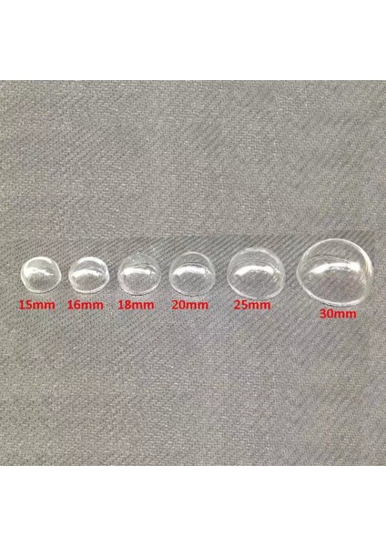 25MM Sarkıt Aksesuarları Yapmak Için 10 Adet Yarım Küre Yarım Daire Şeffaf Cam Kullanılabilir (Yurt Dışından) fiyatları