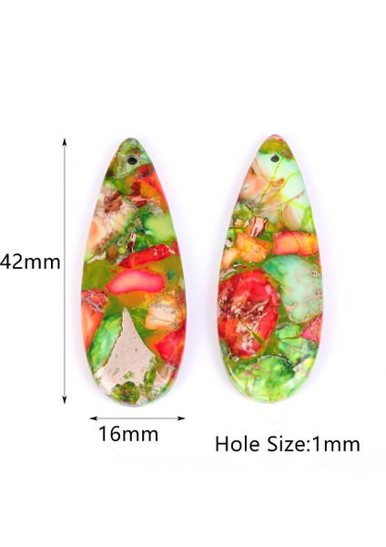 STIL15 Doğal Su Damlası Üçgen Oval Deniz Tortu Jades Taş Kolye Takı Yapımı Için Diy El Sanatları Kolye Aksesuarları 42*16MM (Yurt Dışından)