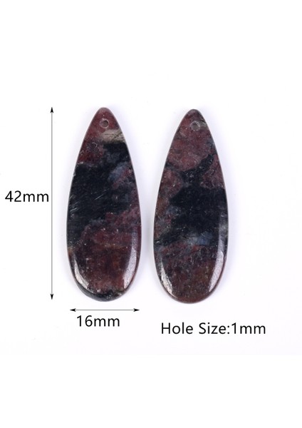 STIL27 Doğal Su Damlası Üçgen Oval Deniz Tortu Jades Taş Kolye Takı Yapımı Için Diy El Sanatları Kolye Aksesuarları 42*16MM (Yurt Dışından)