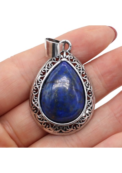 Opal Doğal Taş Akik Kolye Lapis Lazuli Antik Gümüş Renk Kırmızı Kristal Kolye Kolye Takı Yapımı Malzemeleri (Yurt Dışından) indirimleri