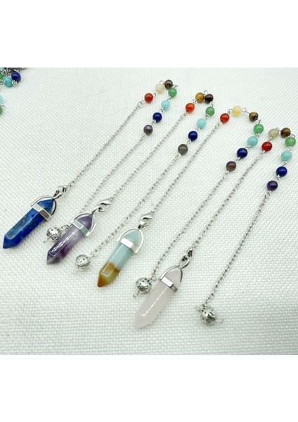 Mavi Doğal Taş Taş Kuvars Kristal Lapis Agateakra Reiki Şifa Pendül Kolye Hex Sarkaçlar Maden Arama Için Divinatio (Yurt Dışından) modelleri