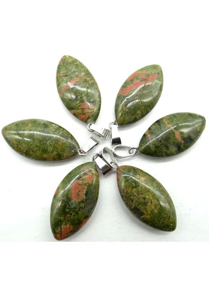 No.13 34 * Doğal Taş At Gözü Kuvars Kristal Aventurin Kolye Diy Takı Yapımı Için Kolye Aksesuarla (Yurt Dışından)