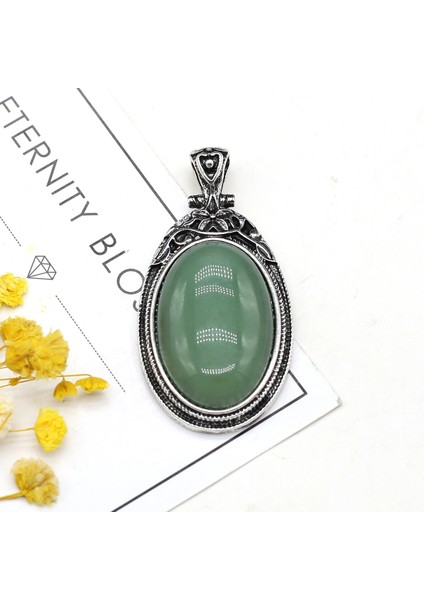 Malakit Doğal Taş Tibet Gümüş Kolye Lapis Lazuli Turquoises Kristal Vintage Takı Yapımı Için Diy Kolye Küpe Hediyeler (Yurt Dışından) modelleri