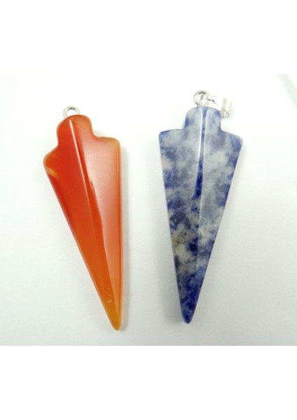 No.13 Doğal Taş Turkuaz Lapis Kuvars Kristal Kaplan Gözü Opal Charm Ok Kolye Diy Takı Yapımı Için Kolye Aksesuarları (Yurt Dışından) fırsatları