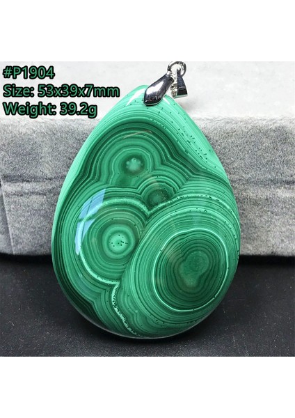 P1904 Üst Doğal Yeşil Malakit Kolye Kolye Takılar Kadın Erkek Servet Iyileştirici Şans Hediye Kristal Boncuklar Taş Değerli Taş Aaaaa (Yurt Dışından)