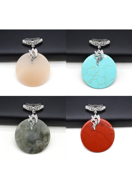 Labradorit Sıcak Satış Takı Kristal Kolye Doğal Taş Dape Labradorit Dalmaçyalı Jasper Charms Takı Yapımı Için Dıy Kolye (Yurt Dışından)