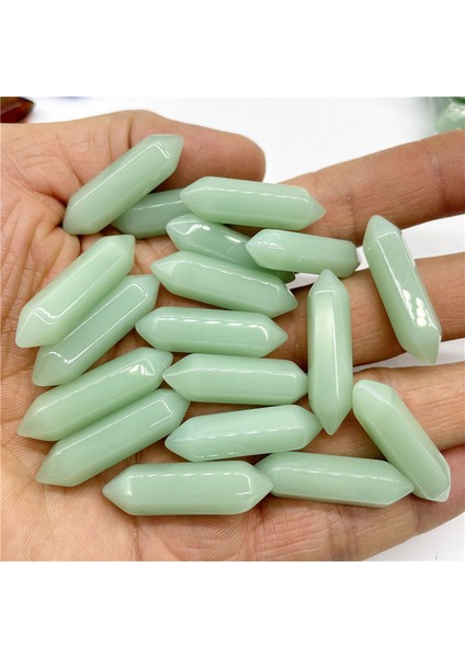 Numara 5 Doğal Taş Taş Kristal Kuvars Altıgen Sütun Reiki Charm Kolye Dıy Takı Yapımı Için Hiçbir Delik Kolye Aksesuarla (Yurt Dışından)