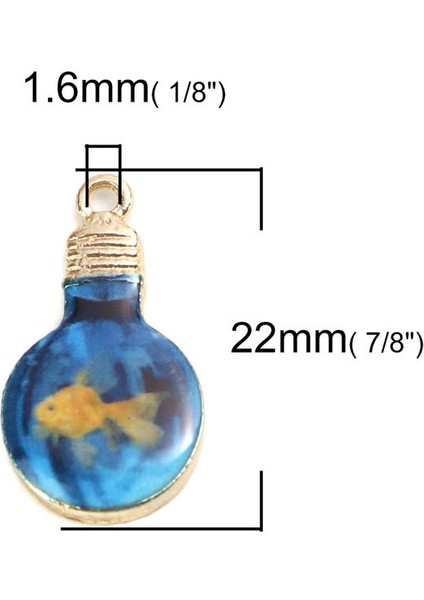 No.8 Boyutu Yeni Cadılar Bayramı Ampul Charms Çinko Alaşım Renkli Hayvan Çiçek Geometrik Emaye Kolye Dıy Takı Yapımı x Adet (Yurt Dışından)