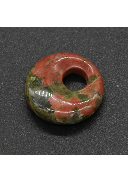 Unakit Doğal Taş Kolye Yüzük Kristal Akik Turquoises Ametist Yeşim Kristal Taş Takılar Takı Yapımı Için Kolye Dıy 18MM (Yurt Dışından)