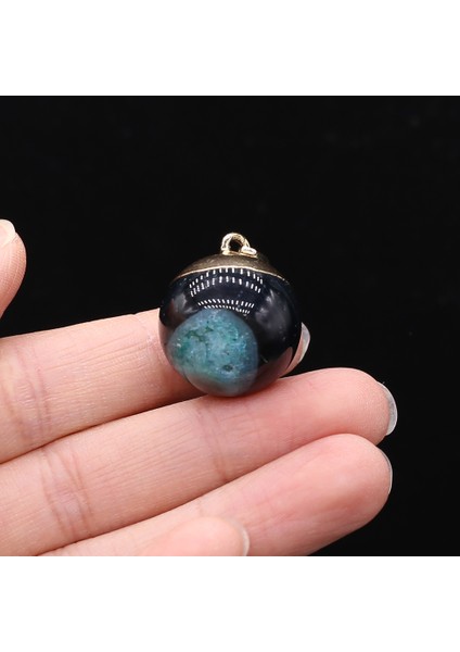 Renk-1 Küpe Kolye Doğal Taş Akik Spacer Kolye Takılar Takı Yapımı Için Dıy Kolye Küpe Bilezik Aksesuar Hediyeler (Yurt Dışından)