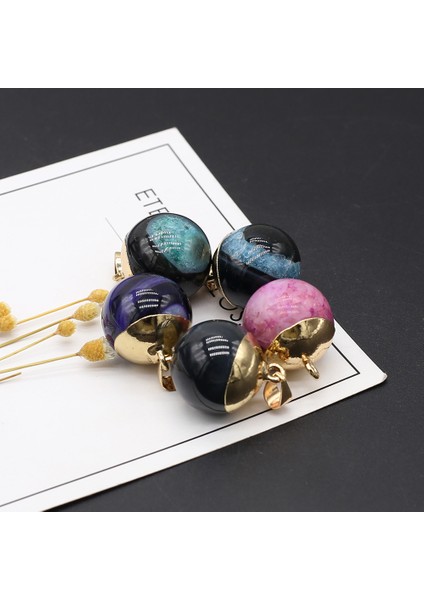 Renk-1 Küpe Kolye Doğal Taş Akik Spacer Kolye Takılar Takı Yapımı Için Dıy Kolye Küpe Bilezik Aksesuar Hediyeler (Yurt Dışından) modelleri