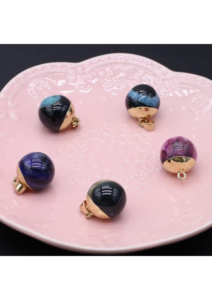 Renk-1 Küpe Kolye Doğal Taş Akik Spacer Kolye Takılar Takı Yapımı Için Dıy Kolye Küpe Bilezik Aksesuar Hediyeler (Yurt Dışından) indirimleri