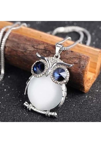 No.3 Boyutu Moda Sevimli Baykuş Kolye Kolye Kadınlar Için Uzun Kazak Zinciri Taklidi Kolye Giyim Aksesuarları Kişilik Takı (Yurt Dışından) fırsatları