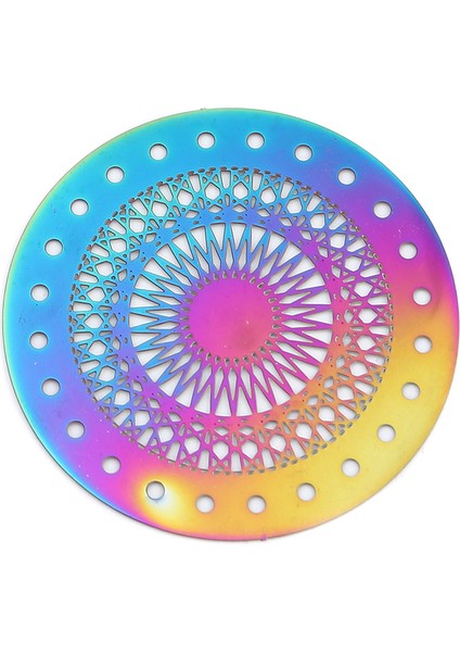 No.13 Boyutu Geometrik Paslanmaz Çelik Telkari Damgalama Konnektörleri ve Kolye Kolye Küpe Yapımı Bulguları Mor Takılar (Yurt Dışından) indirimleri