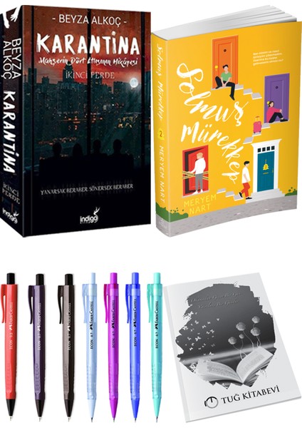 Solmuş Mürekkep 2 ve Karantina 2 Beyza Alkoç 2li Set