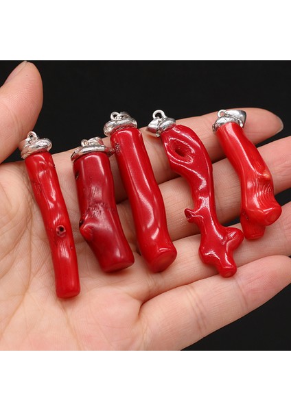 20-25MM 1 Adet Kırmızı Mercan Düzensiz Dalları Kolye Dıy Küpe Kolye Takı Yapımı Aksesuarları Hediye Boyutu (Yurt Dışından) modelleri