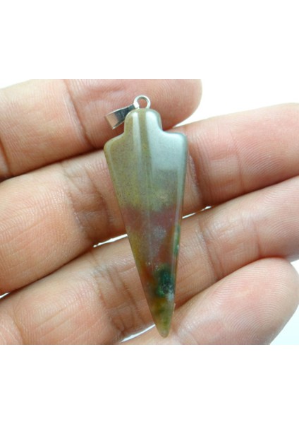 4 Numara Doğal Taş Turkuaz Lapis Kuvars Kristal Kaplan Gözü Opal Charm Ok Kolye Diy Takı Yapımı Için Kolye Aksesuarları (Yurt Dışından)