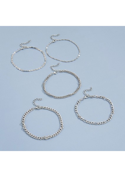 No.30 Boyutu Moda Metal Zincir Halhal Seti Kadınlar Için Vintage Ayak Bileği Bilezik Kadın Yalınayak Bacak Zinciri Takı Aksesuarları (Yurt Dışından) indirimleri
