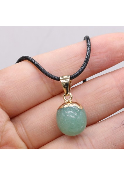 Diyalogit Doğal Taş Kolye Çok Renkli Top Şekli Ametist Kuvars Akik Kolye Kolye Kadınlar Için Parti Düğün Takı Hediye (Yurt Dışından) fırsatları