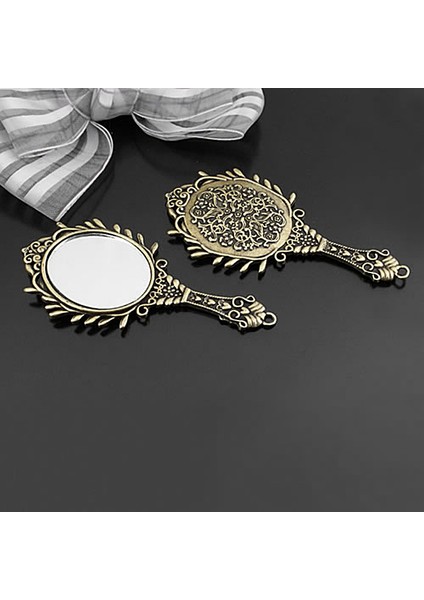 NO.23065 Boyutu 4pcs Oval ve Yuvarlak Çinko Alaşım Antika Tarzı Cam Ayna Takılar Kolye Diy Mücevher Bulguları Aksesuarları (Yurt Dışından) modelleri