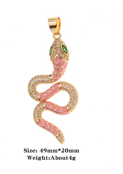 D365-D Yüksek Li Charm El Yapımı Aksesuarlar Emaye Kakma Zirkon Serpantin Alternatif Dönebilen Kolye Dıy Zanaat Takı Yapımı (Yurt Dışından) indirimleri