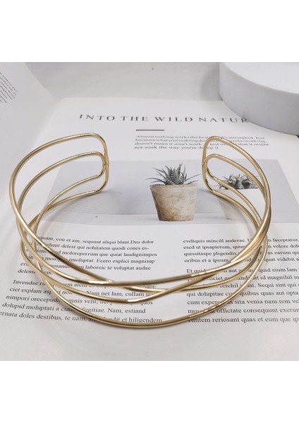 No.1 Boyutu Unk Altın Gümüş Renk Alaşım Tork Gerdanlık Kolye Kadınlar Için Moda Geometrik Yaka Gerdanlık Dorado Kolye Yeni (Yurt Dışından)