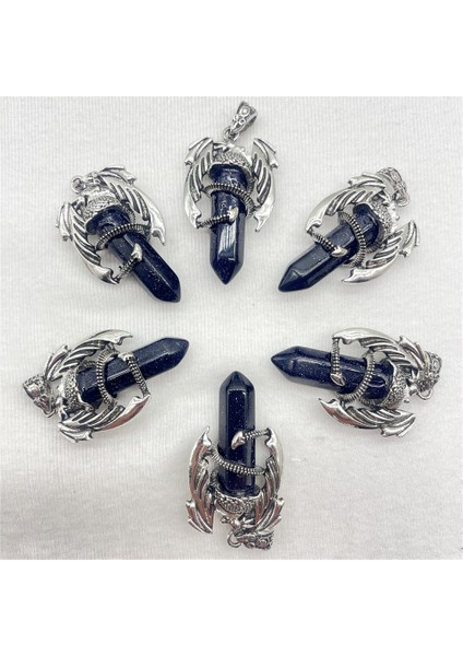 No.11 Doğal Taş Şifa Pembe Kuvars Opal Altıgen Sarkaç Kristal Kaya Kolye Dıy Takı Yapımı Için Kolye Aksesuarla (Yurt Dışından) fırsatları