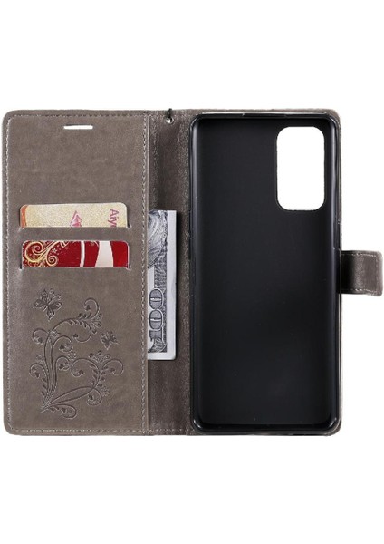 Oppo Için Flip Case Card 5 Pro 5g Darbeye Kapak Kart Yuvası Standı ile Pu (Yurt Dışından)